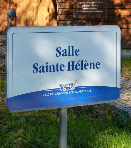 Panneau de la Salle Ste-Hélène