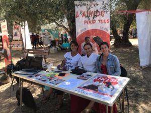 Le stand Aïkido qui a utilisé les services de notre réparateur informatique!